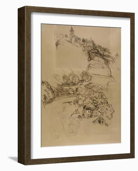 Fribourg-John Ruskin-Framed Giclee Print