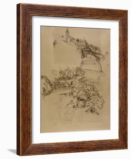 Fribourg-John Ruskin-Framed Giclee Print