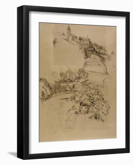 Fribourg-John Ruskin-Framed Giclee Print