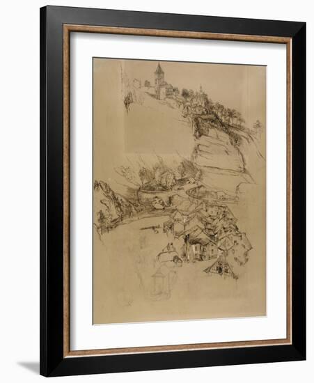 Fribourg-John Ruskin-Framed Giclee Print