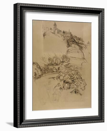 Fribourg-John Ruskin-Framed Giclee Print