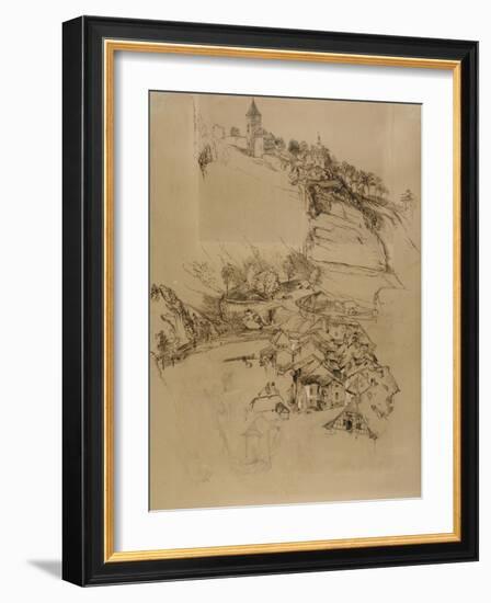 Fribourg-John Ruskin-Framed Giclee Print