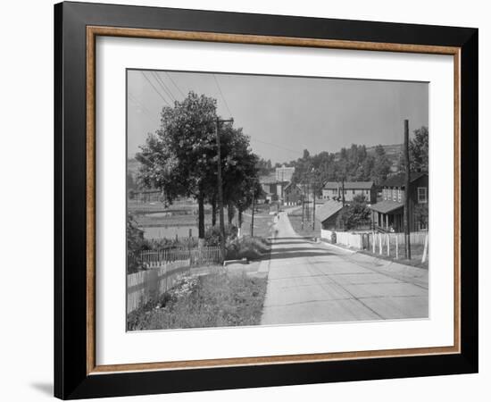 Frick Mining Company mining town in Westmoreland County, Pennsylvania, 1935-Walker Evans-Framed Photographic Print