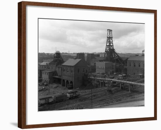 Frickley Colliery, South Elmsall, West Yorkshire, 1965-Michael Walters-Framed Photographic Print