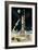 Friction Moon Rocket-null-Framed Art Print