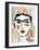 Frida Fragments I-Victoria Barnes-Framed Art Print