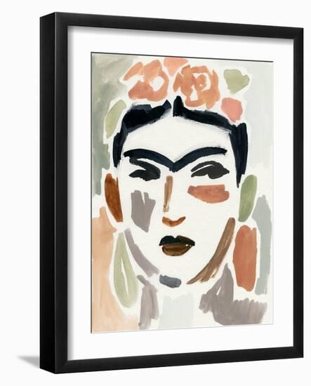 Frida Fragments I-Victoria Barnes-Framed Art Print