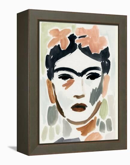 Frida Fragments II-Victoria Barnes-Framed Stretched Canvas