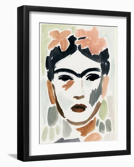 Frida Fragments II-Victoria Barnes-Framed Art Print