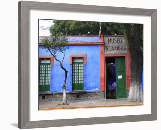 Frida Kahlo Museum, Coyoacan, Mexico City, Mexico, North America-Wendy Connett-Framed Photographic Print