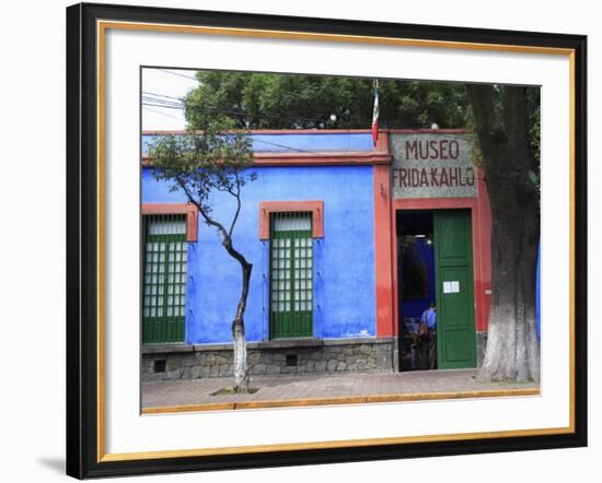 Frida Kahlo Museum, Coyoacan, Mexico City, Mexico, North America-Wendy Connett-Framed Photographic Print