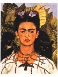Self Portrait with a Monkey, c.1940 (detail)-Frida Kahlo-Art Print