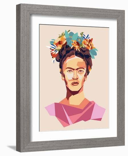 Frida Print-Kindred Sol Collective-Framed Art Print