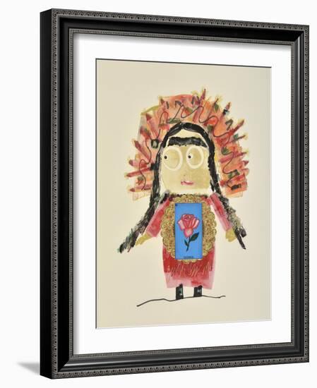 Frida Rose-Jennie Cooley-Framed Giclee Print