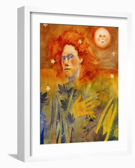 Frida's Dream-Lou Wall-Framed Giclee Print