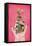 Frida`s Hand`s (Pink Version)-null-Framed Premier Image Canvas