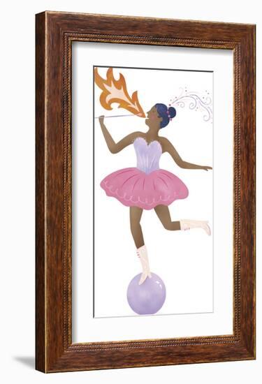 Frida the Fire Eater-Clara Wells-Framed Giclee Print