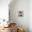 Frida v2-Jeanette Vertentes-Framed Stretched Canvas displayed on a wall