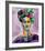 Frida v2-Jeanette Vertentes-Framed Premium Giclee Print