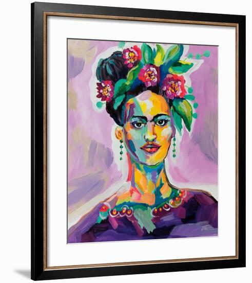 Frida v2-Jeanette Vertentes-Framed Premium Giclee Print