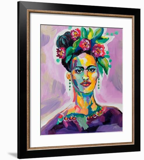 Frida v2-Jeanette Vertentes-Framed Premium Giclee Print