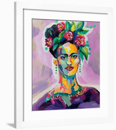 Frida v2-Jeanette Vertentes-Framed Premium Giclee Print