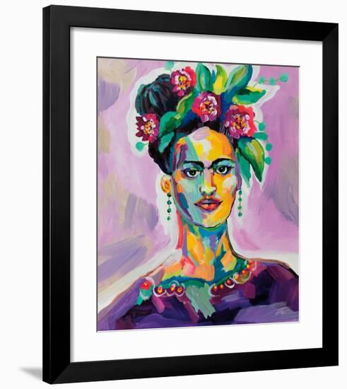 Frida v2-Jeanette Vertentes-Framed Premium Giclee Print