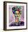 Frida v2-Jeanette Vertentes-Framed Art Print