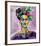 Frida v2-Jeanette Vertentes-Framed Art Print