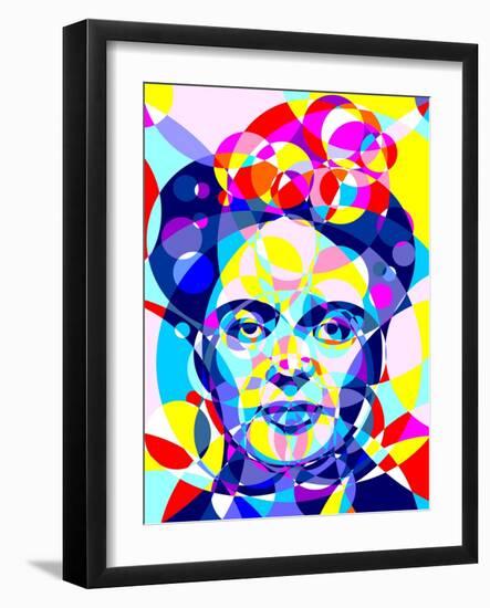 Frida-Cristian Mielu-Framed Art Print