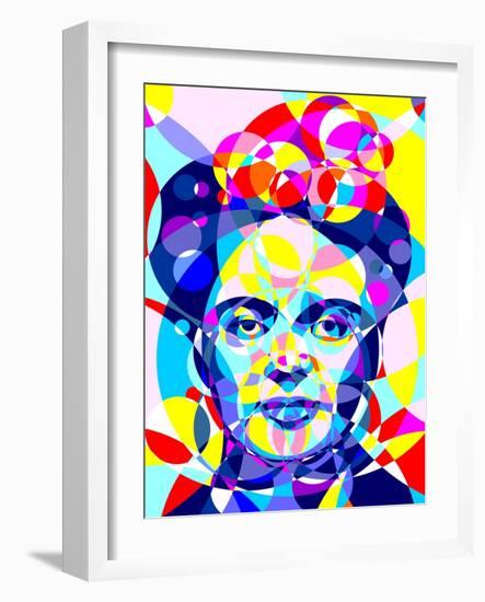Frida-Cristian Mielu-Framed Art Print