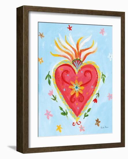 Fridas Heart I-null-Framed Art Print