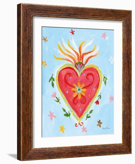 Fridas Heart I-null-Framed Art Print