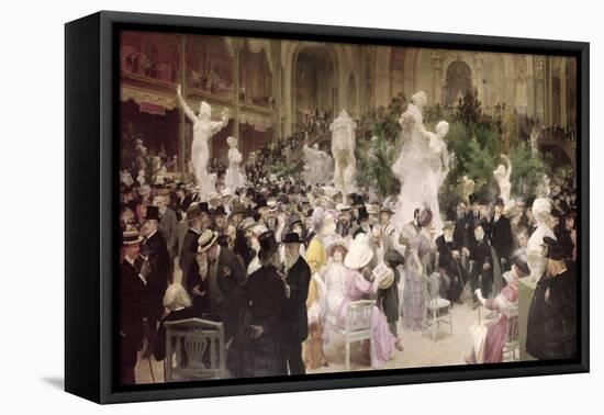 Friday at the French Artists' Salon, 1911-Jules-Alexandre Grün-Framed Premier Image Canvas