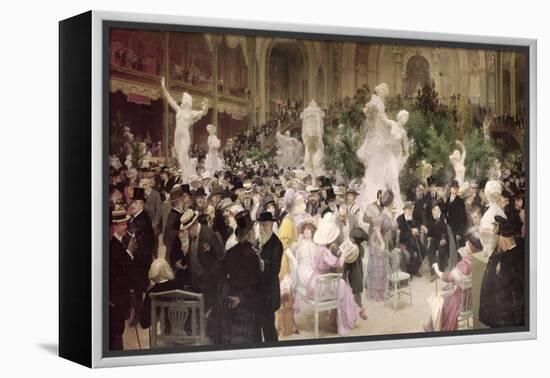 Friday at the French Artists' Salon, 1911-Jules-Alexandre Grün-Framed Premier Image Canvas