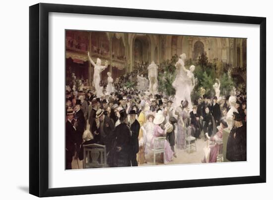 Friday at the French Artists' Salon, 1911-Jules-Alexandre Grün-Framed Giclee Print