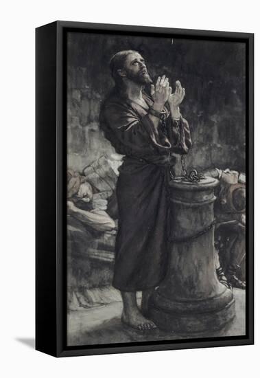 Friday Morning: Jesus in Prison-James Tissot-Framed Premier Image Canvas