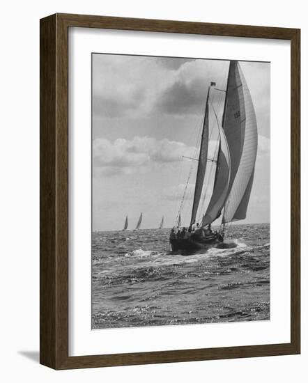 Friday Race Underway from Newport, Rhode Island to Vineyard Haven, Massachusetts-Walter Sanders-Framed Photographic Print