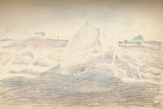 'Sunset off the North Coast of Asia, North of the Mouth of the Chatanga, 1893, (1897)-Fridtjof Nansen-Framed Giclee Print