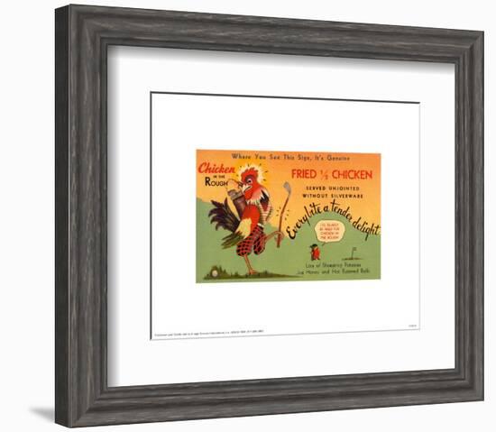 Fried Chicken-null-Framed Art Print