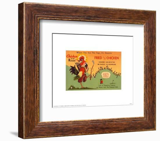 Fried Chicken-null-Framed Art Print