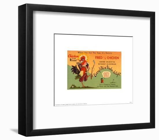 Fried Chicken-null-Framed Art Print