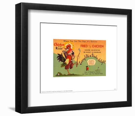 Fried Chicken--Framed Art Print