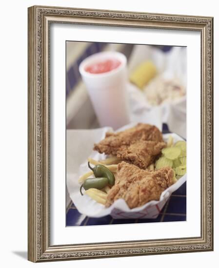 Fried Chicken-John T^ Wong-Framed Photographic Print