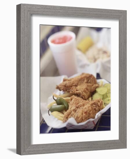 Fried Chicken-John T^ Wong-Framed Photographic Print