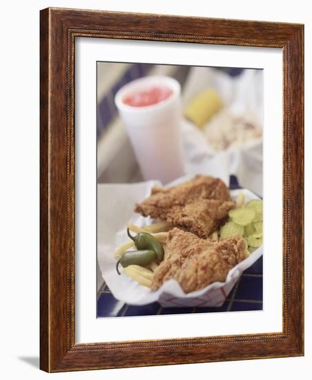 Fried Chicken-John T^ Wong-Framed Photographic Print