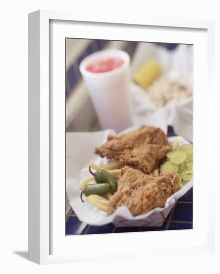 Fried Chicken-John T^ Wong-Framed Photographic Print