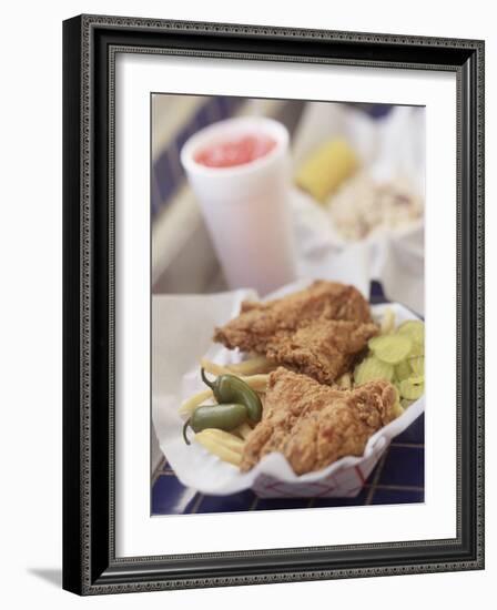 Fried Chicken-John T^ Wong-Framed Photographic Print