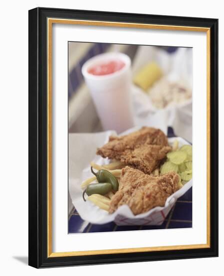 Fried Chicken-John T^ Wong-Framed Photographic Print