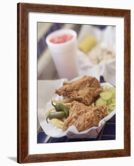 Fried Chicken-John T^ Wong-Framed Photographic Print